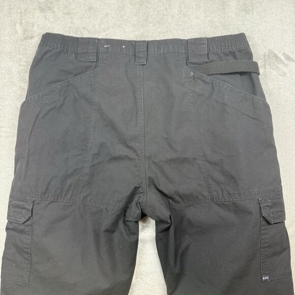 5.11 Tactical Taclite Pro Cargo Pants Men’s 42x34 Black Ripstop Duty Combat - Picture 4 of 12